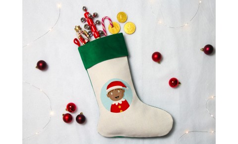 Elf Boy  Christmas Stocking 2